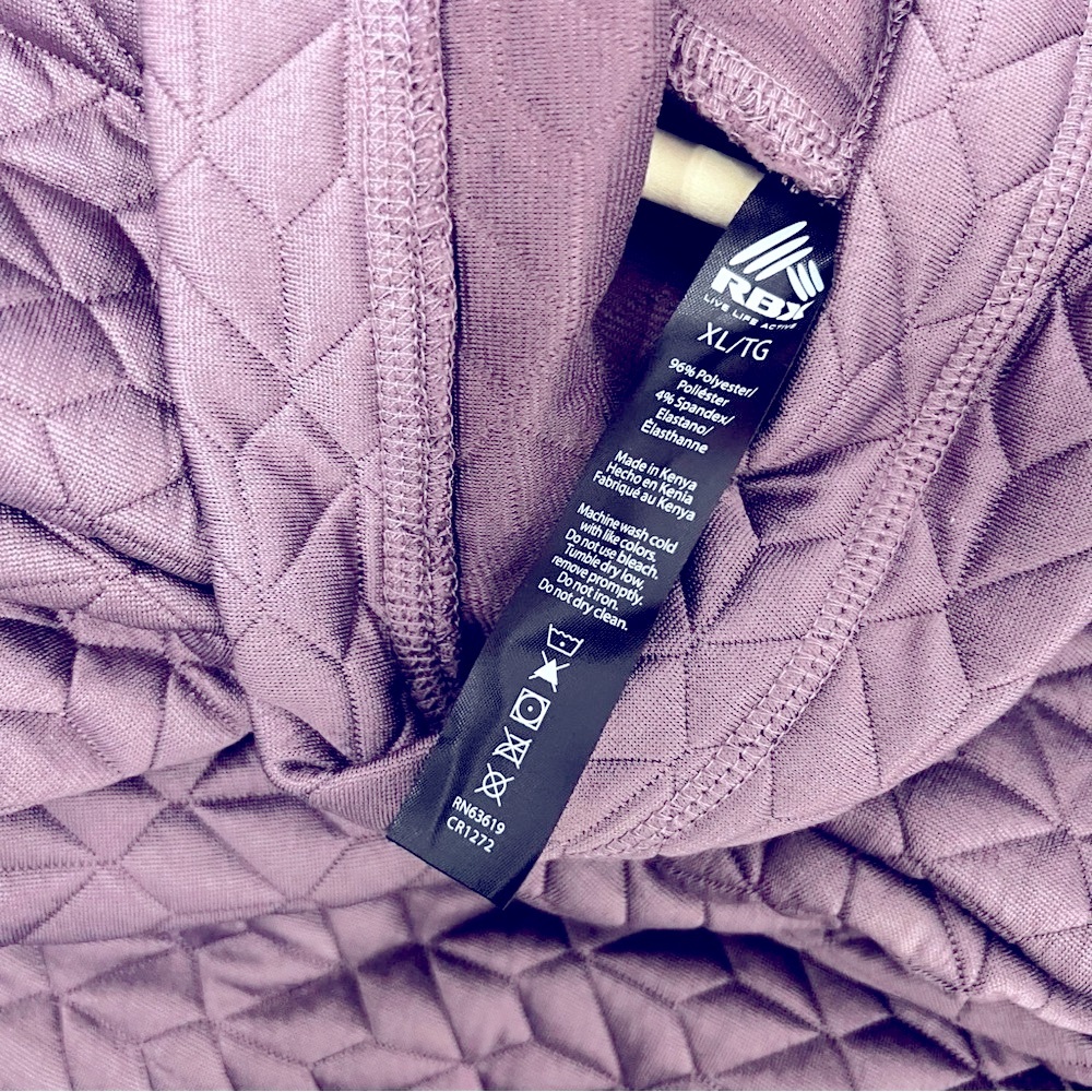 🖤RBX Quilted Mauve Sweater Pullover - Picture 6 of 7